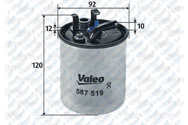 VALEO 587519 Yakit Filtresi (Mazot) Mercedes A Class A 170 Cdi  ####
